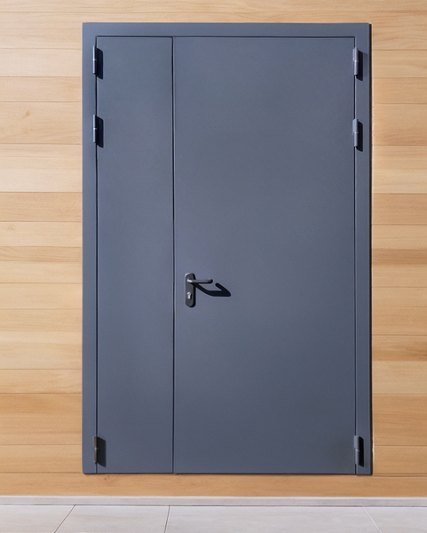 Дверь темно-серого цвета Дверь темно-серого цвета