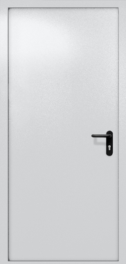 Однопольная глухая дверь ei-60 (цвет светло-серый RAL 7047) Однопольная глухая дверь ei-60 (цвет светло-серый RAL 7047)