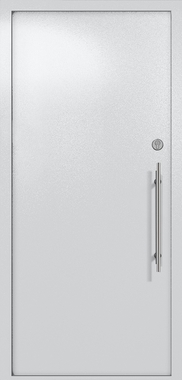 Однопольная глухая техническая дверь (цвет светло-серый RAL 7047)