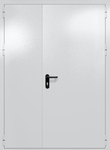 Полуторапольная глухая дверь ei-60 (цвет светло-серый RAL 7047)
