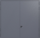 Распашные крупногабаритные ворота ei-60 (цвет темно-серый RAL 7015)